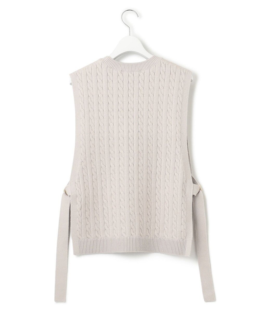 23区 【洗える】コットンリリー ニットベスト 