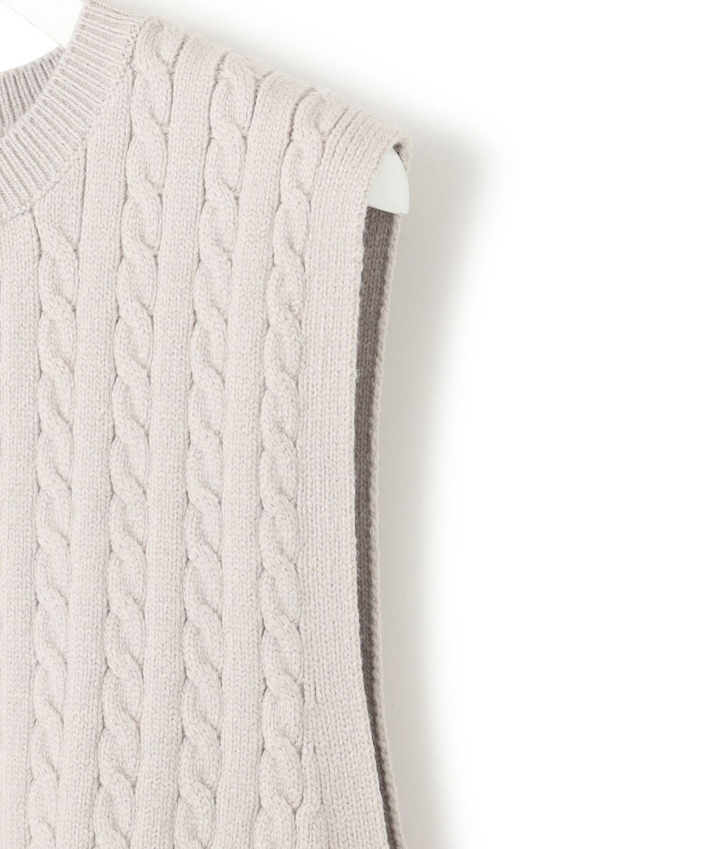 23区 【洗える】コットンリリー ニットベスト 