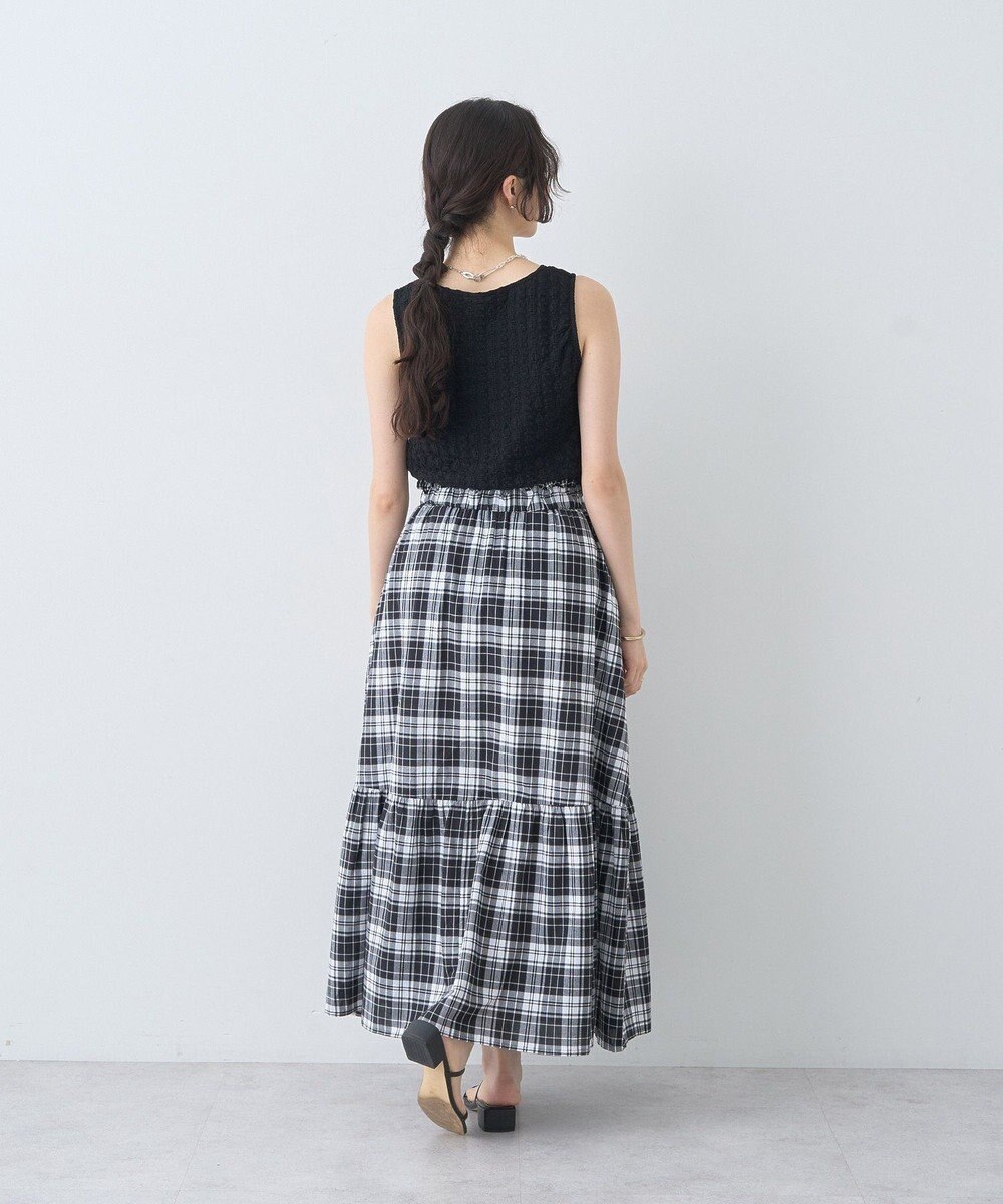 earth music&ecology ストレッチレースタンクトップ 