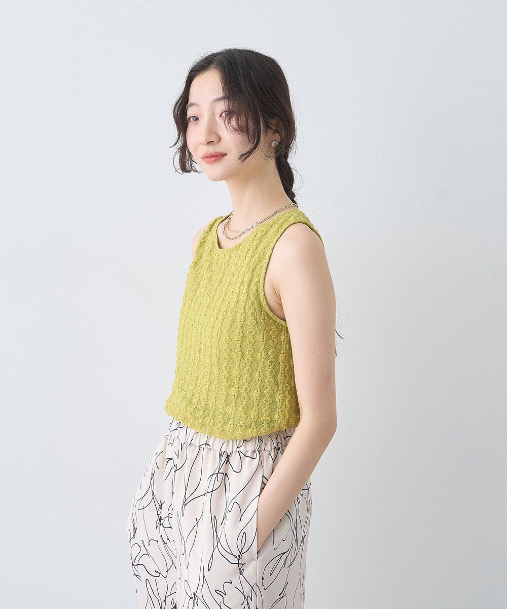 earth music&ecology ストレッチレースタンクトップ 