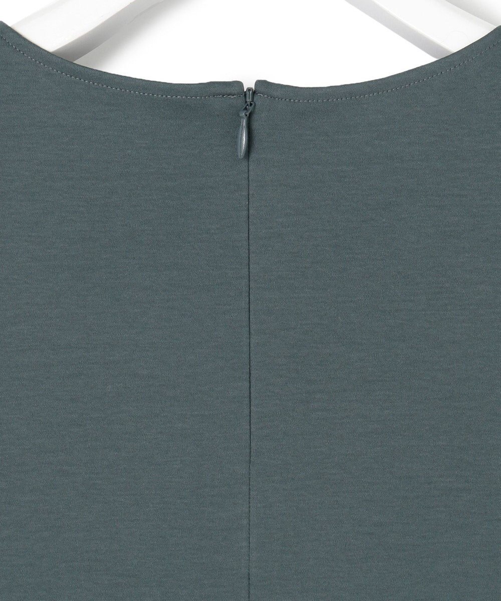 23区 【汗じみ防止/洗える】ランダムフリルジャージー ドッキング カットソー 