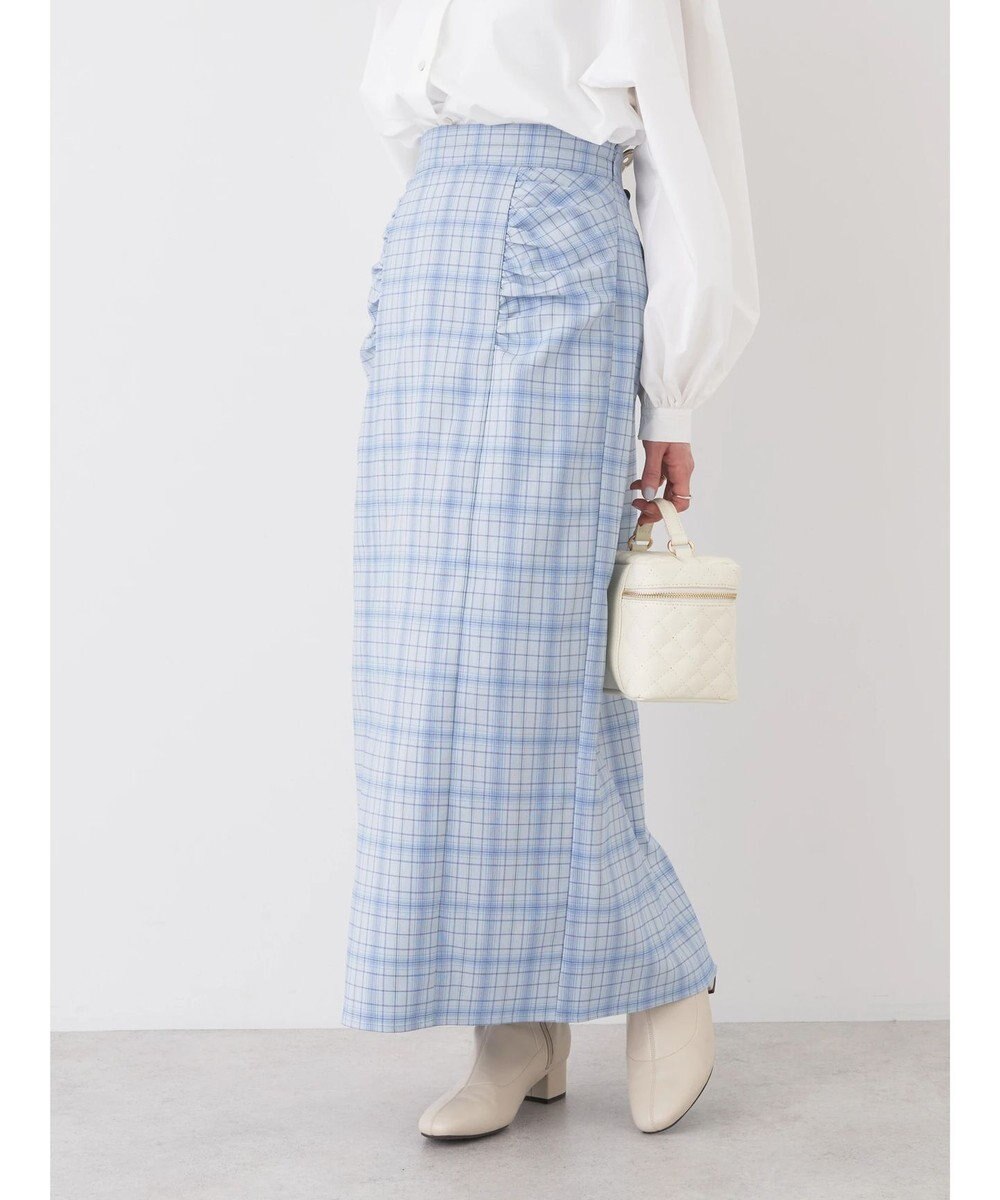 earth music&ecology ギャザーナロースカート 