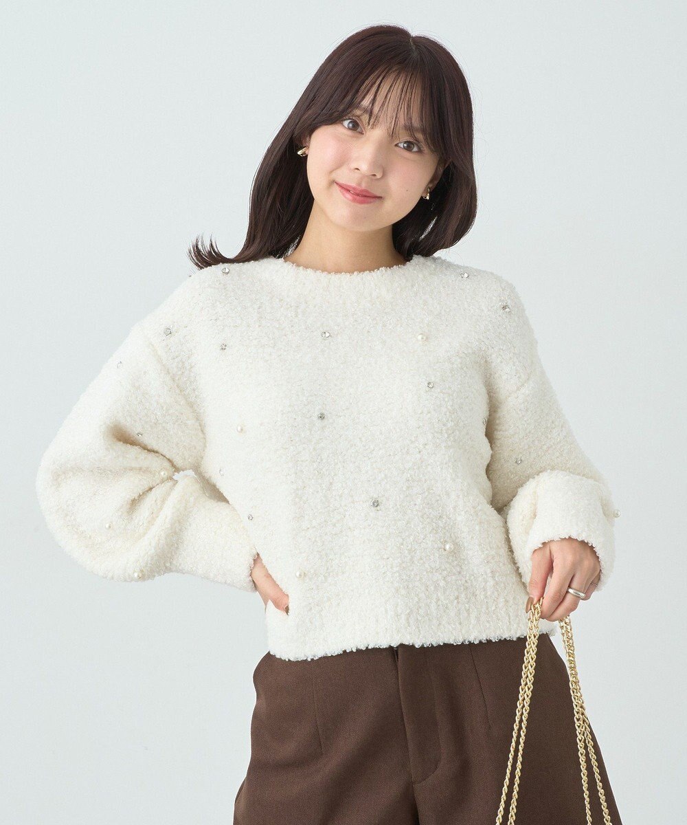 earth music&ecology ブークレービジュープルオーバー 