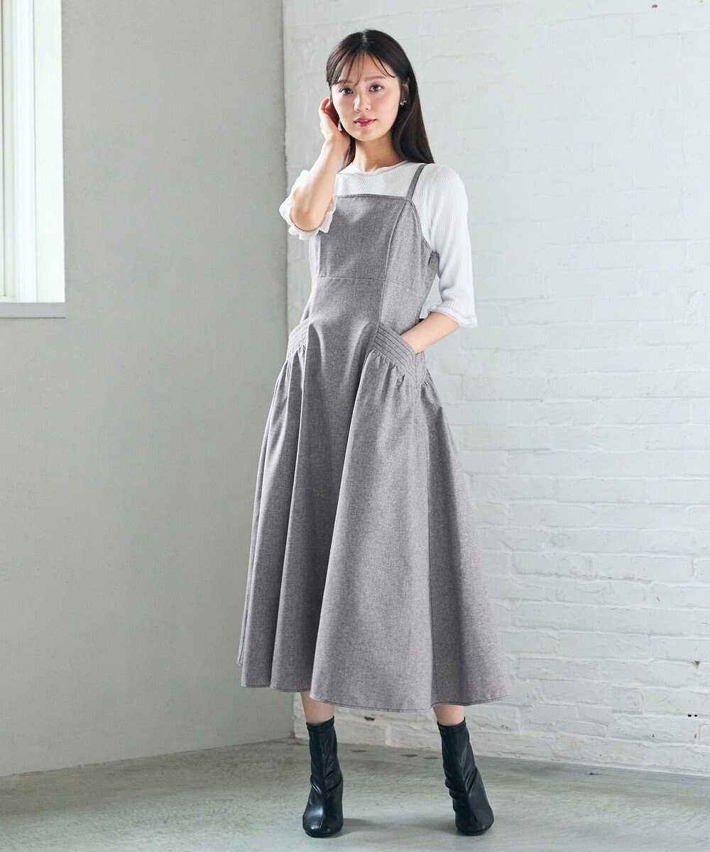 Feroux シアートリム リブニット 