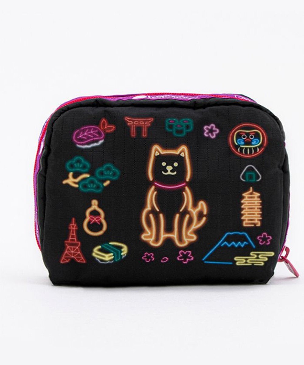 LeSportsac SQUARE COSMETIC/ネオンワンダフル 