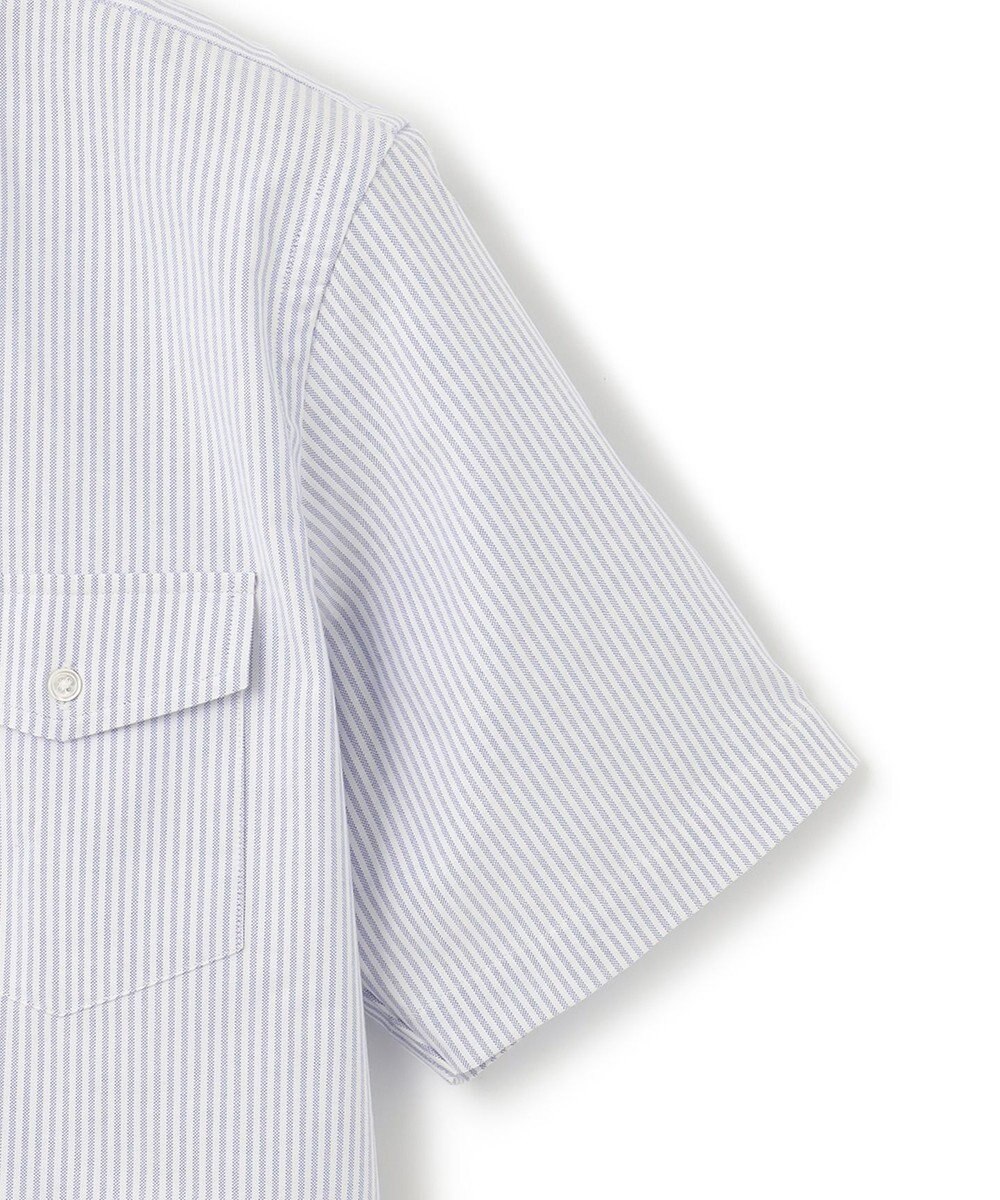 J.PRESS MEN 【J.PRESS BASIC】アービングボタンダウンキャンディストライプ 半袖シャツ 