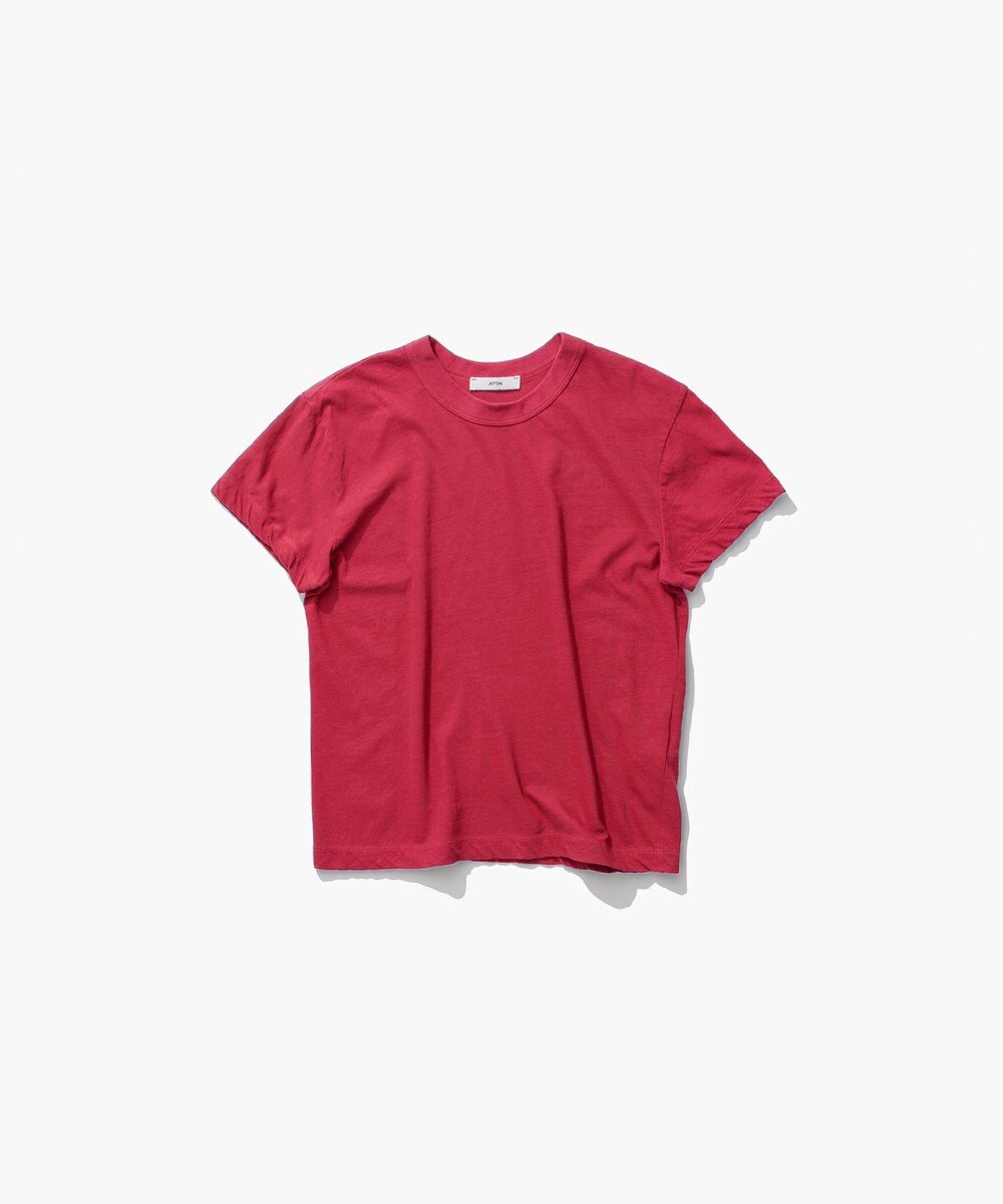ATON 【別注カラー】FRESCA SINGLE JERSEY | コンパクトＴシャツ 