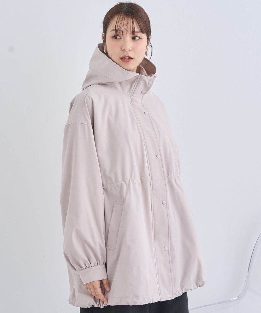 earth music&ecology ドロストミドル丈パーカー 