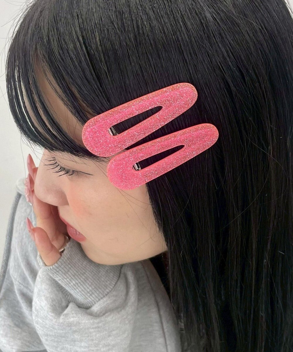 WEGO Lアクリルラメクリップ 