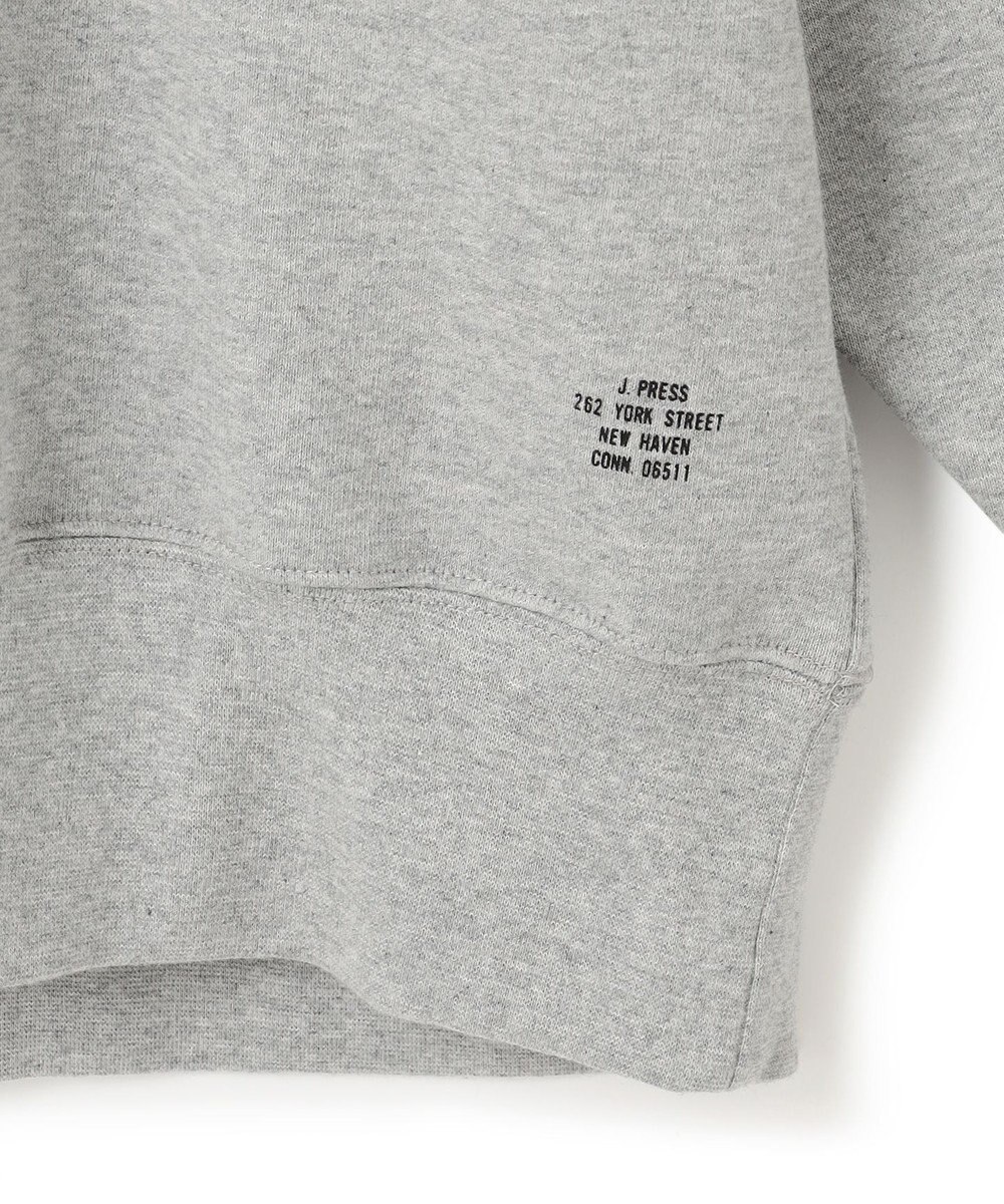 J.PRESS MEN 【J.PRESS ORIGINALS】FABRIC LOGO SWEATSHIRT 
