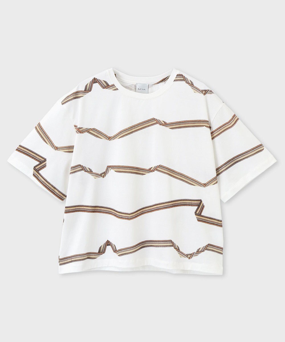 Paul Smith Signature Stripe リボン 半袖Tシャツ 