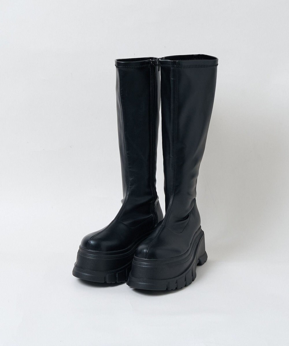 WEGO 厚底ボリュームロングブーツ 