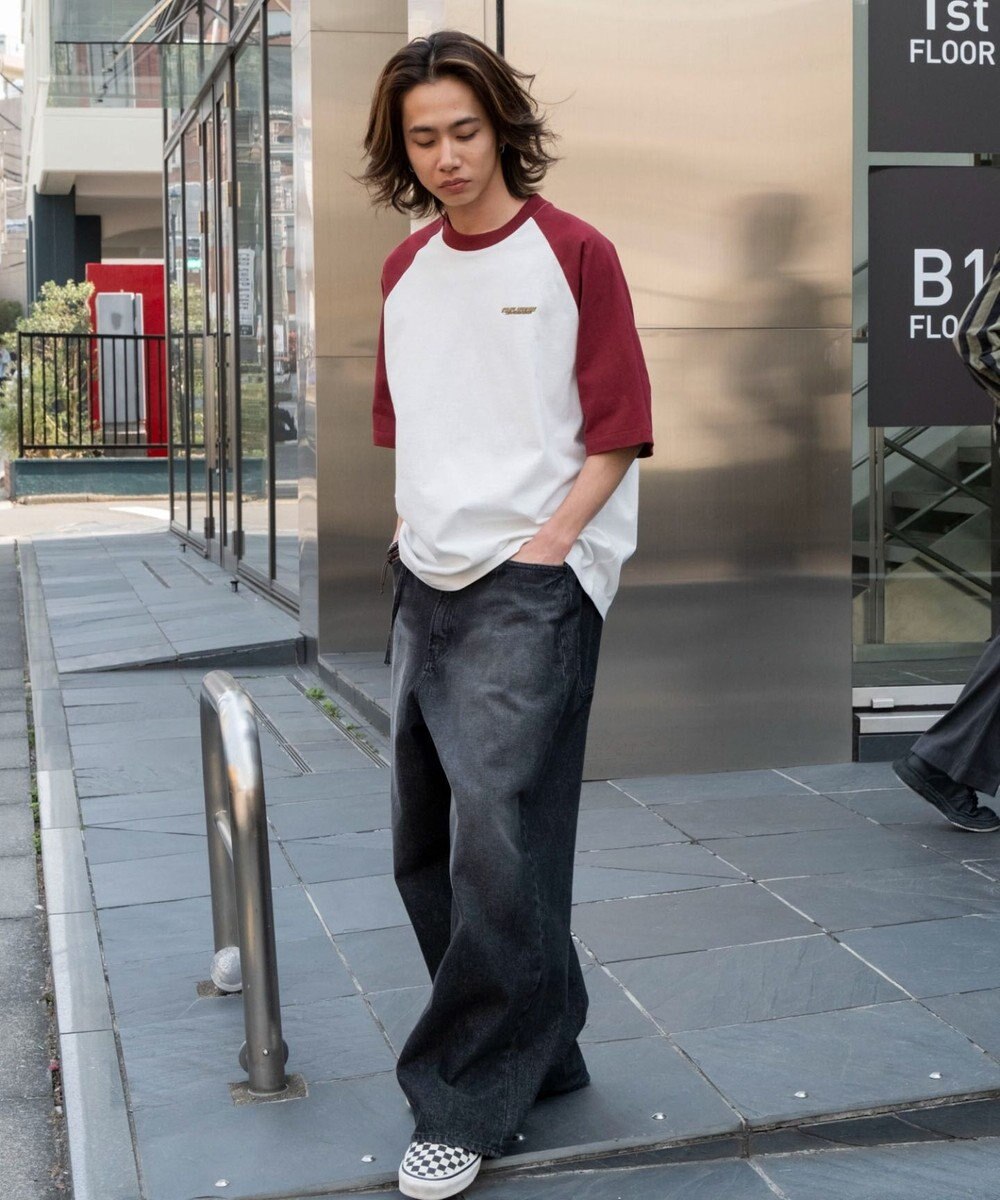 WEGO 【ユニセックス着用ITEM】ラグラングラフィックBIG　T（SS） 