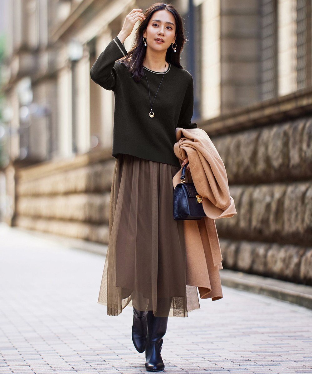 自由区 【新色追加生産・WEB限定カラーあり】チュール スカート 