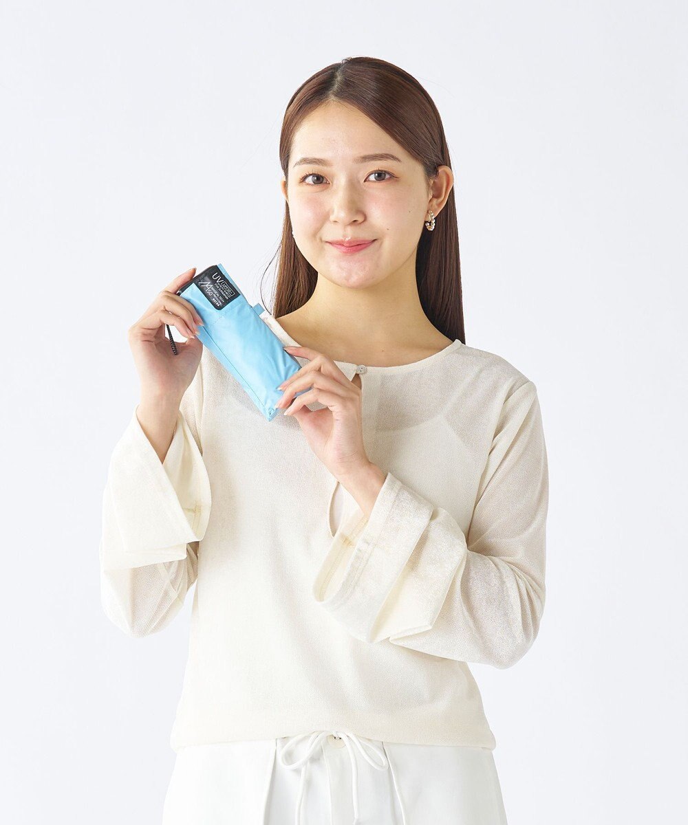 MOONBAT 【遮光100％/超軽量】マジで軽い傘 晴雨兼用折りたたみ日傘 マジカルテックプロテクション 5Flat50 