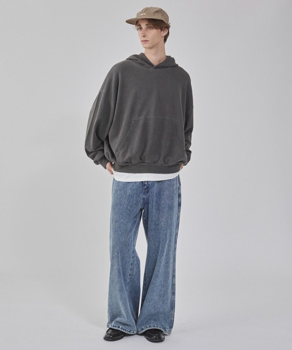 WEGO 【ユニセックス着用ITEM】バルーンクロップドプルパーカー 