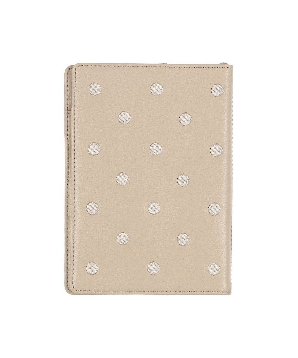 UNBILLION ペルケ perche / ドット刺繍B6手帳カバー 