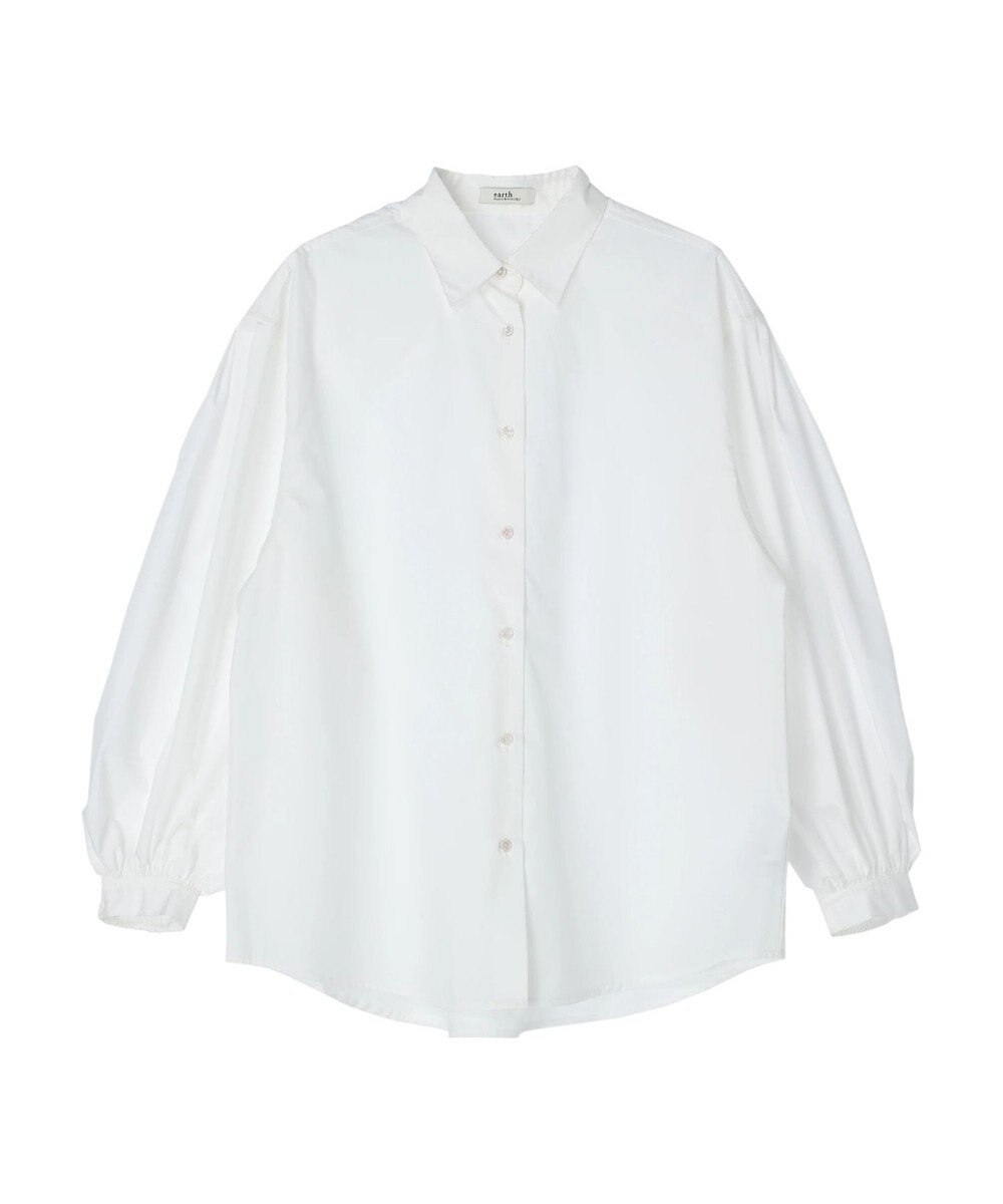 earth music&ecology 袖タックブラウス 
