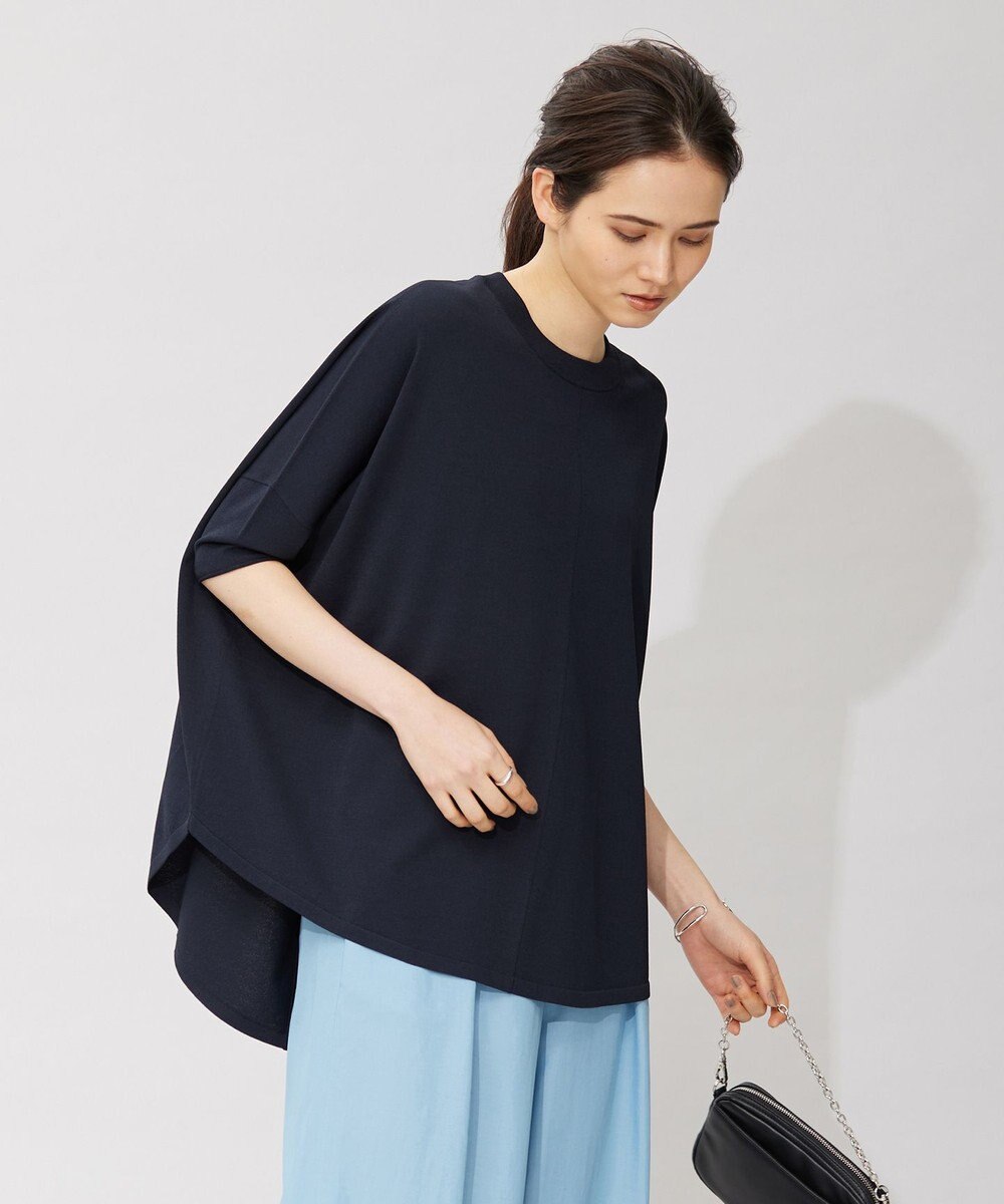 ICB 【人気のため新色追加・洗える】VIS/NYハイゲージ ５分袖プルオーバー 