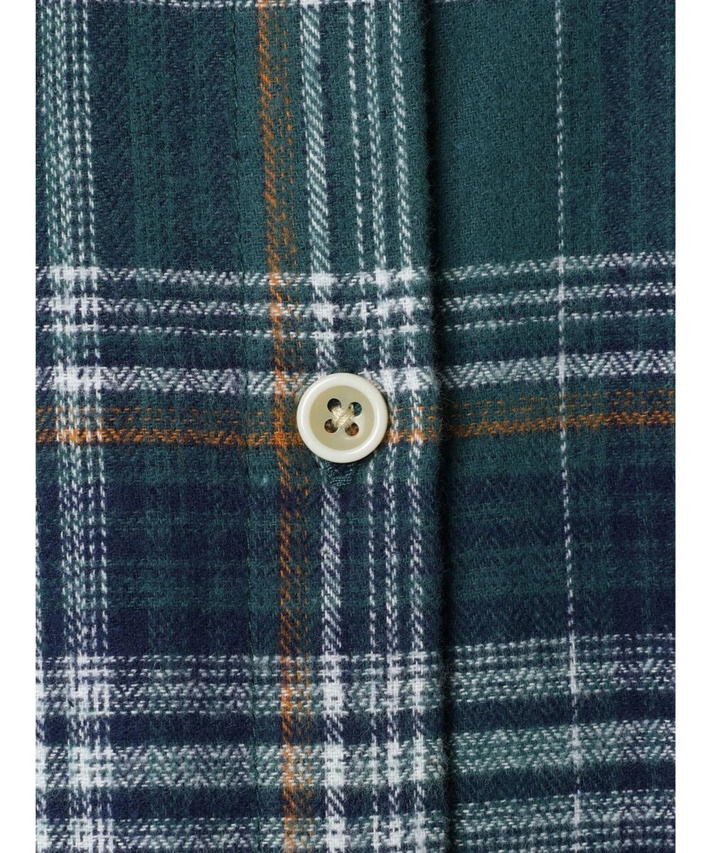 CRAFT STANDARD BOUTIQUE チェックバンドカラーサークルブラウス 