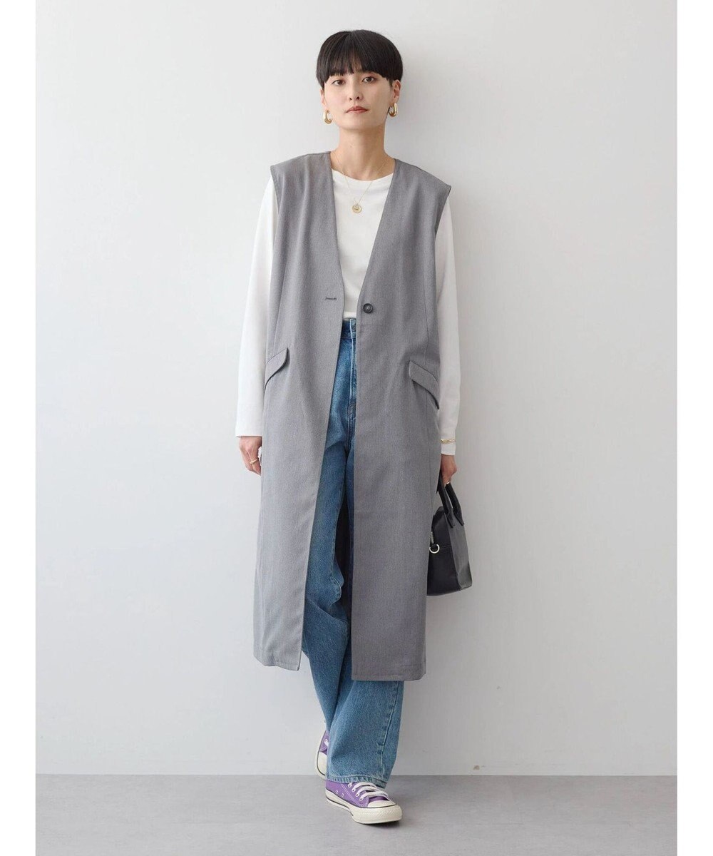 AMERICAN HOLIC ロングＶネックジレ 