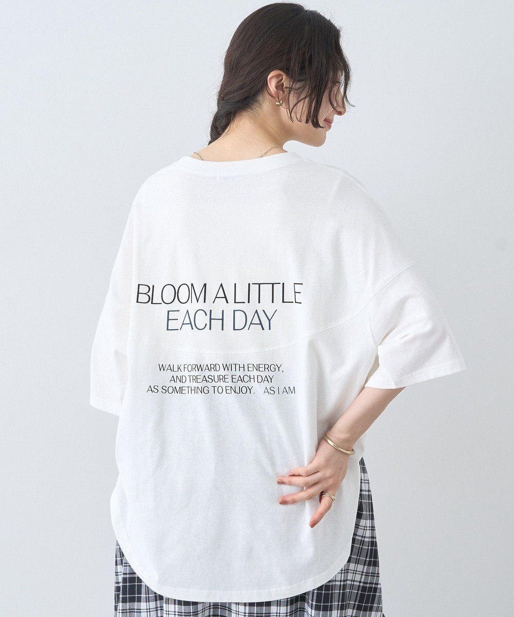 earth music&ecology ドルマンバックプリントＴｅｅ 
