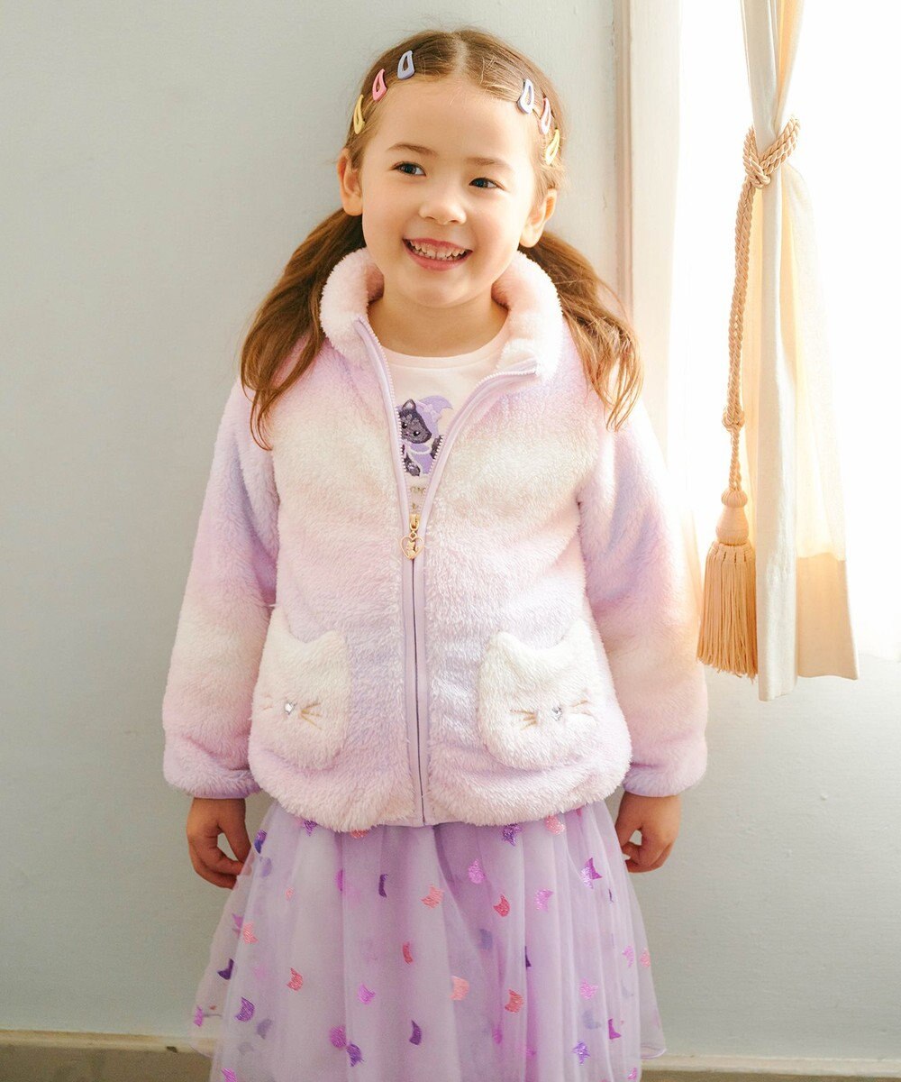 ANY KIDS ネコポケットボアブルゾン 