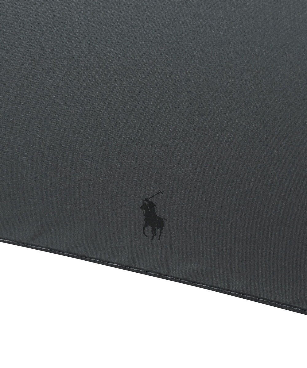 MOONBAT 【大きめ70cm】POLO RALPH LAUREN 折りたたみ傘 メンズ プレーン ワンポイント刺繍 