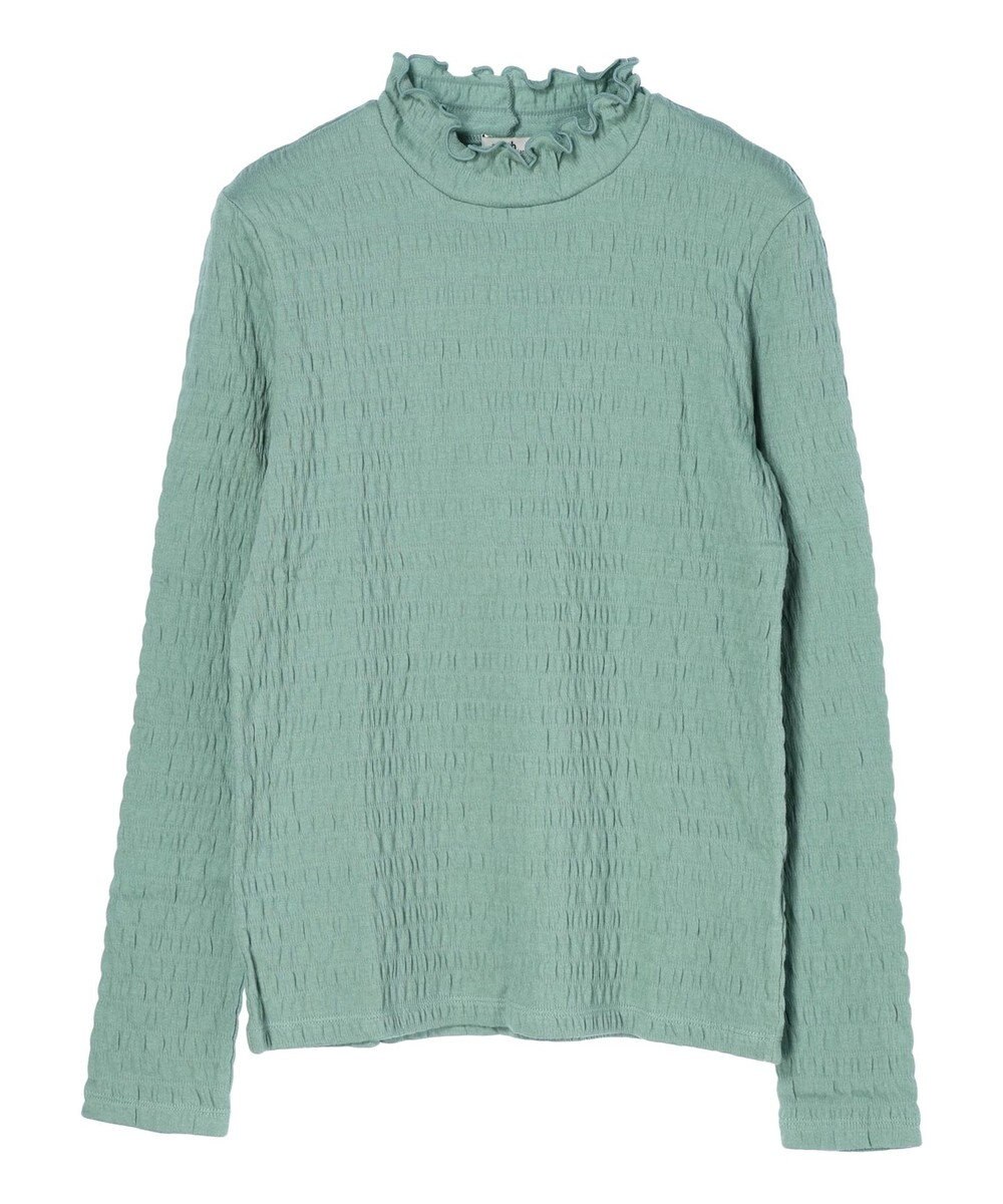 earth music&ecology シャーリングハイネックプルオーバー 