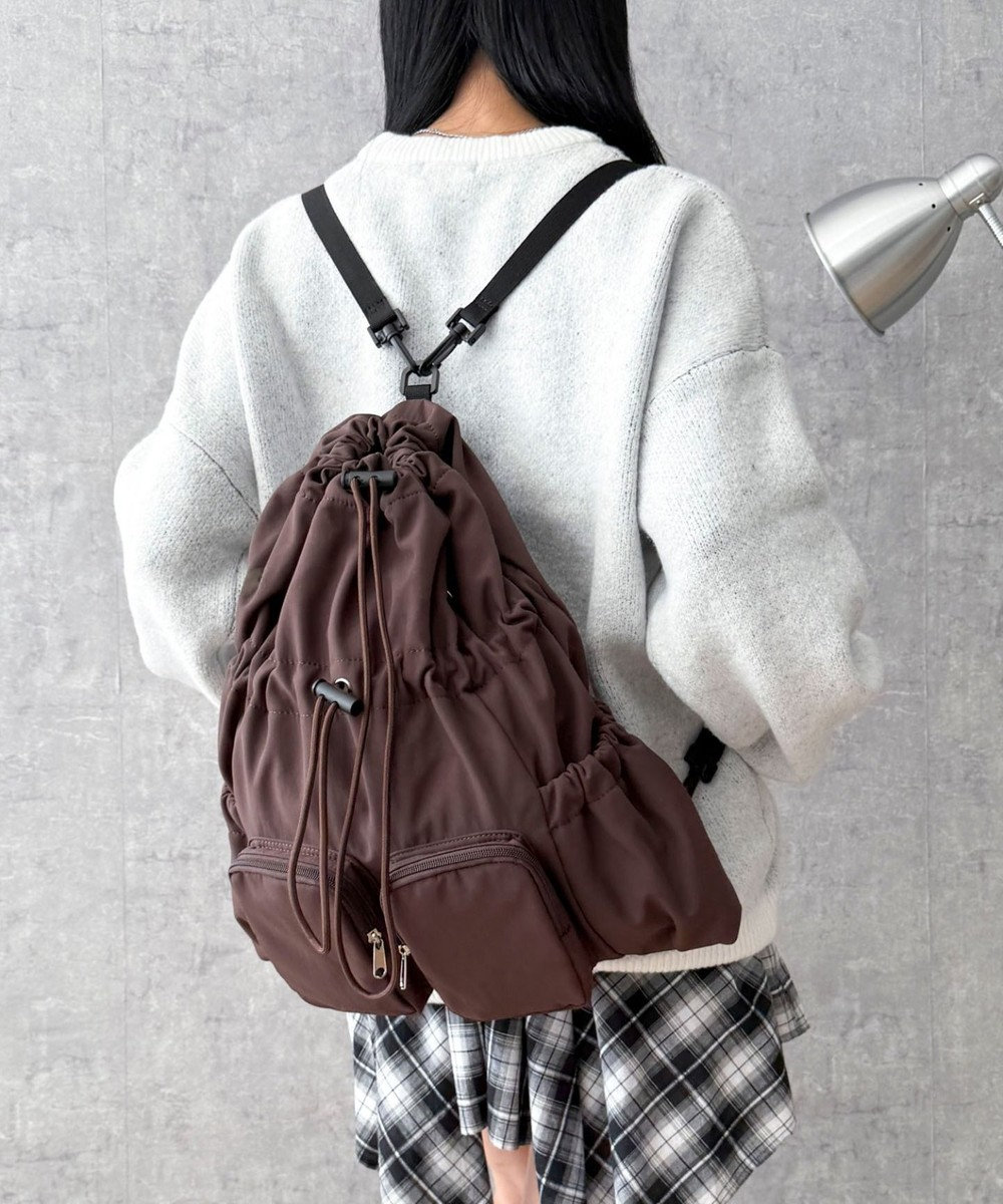 WEGO 2ポケットドロストナップサック 