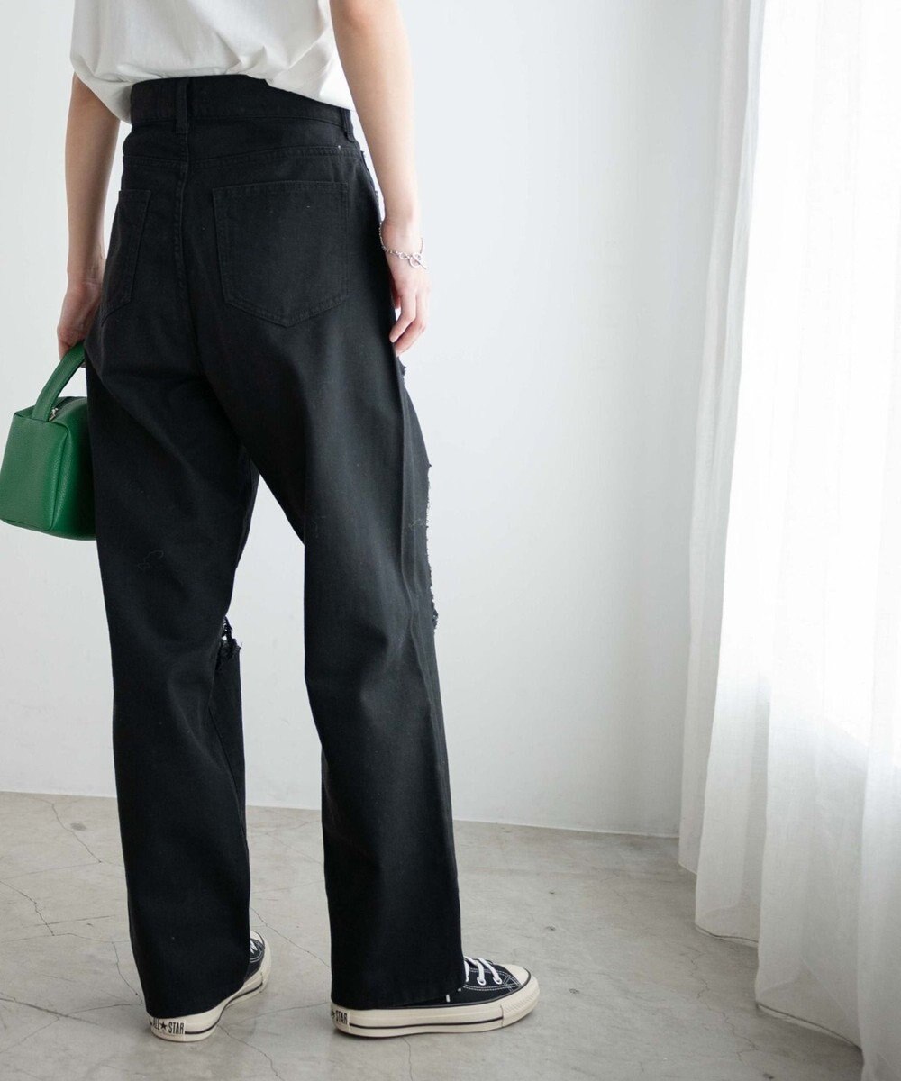 WEGO ヘビークラッシュローライズパンツ 