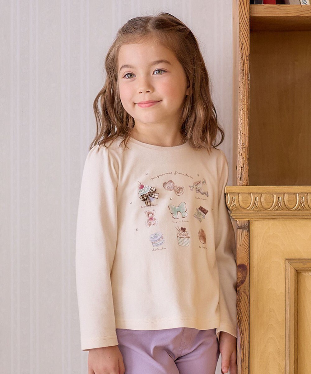 ANY KIDS スイーツプリント 長袖 Ｔシャツ 