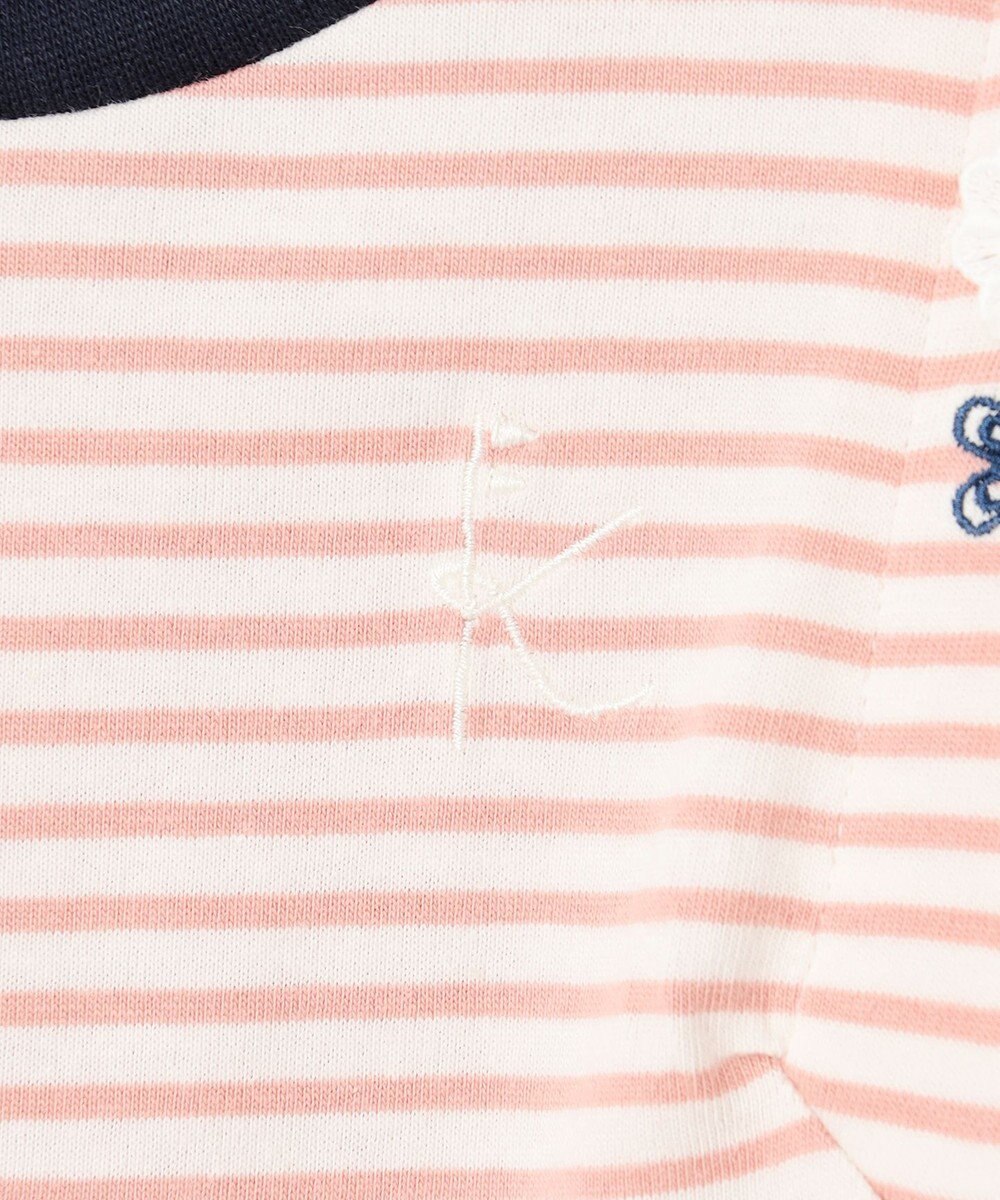 組曲 KIDS 【110-140㎝】リボンボーダー トップス 