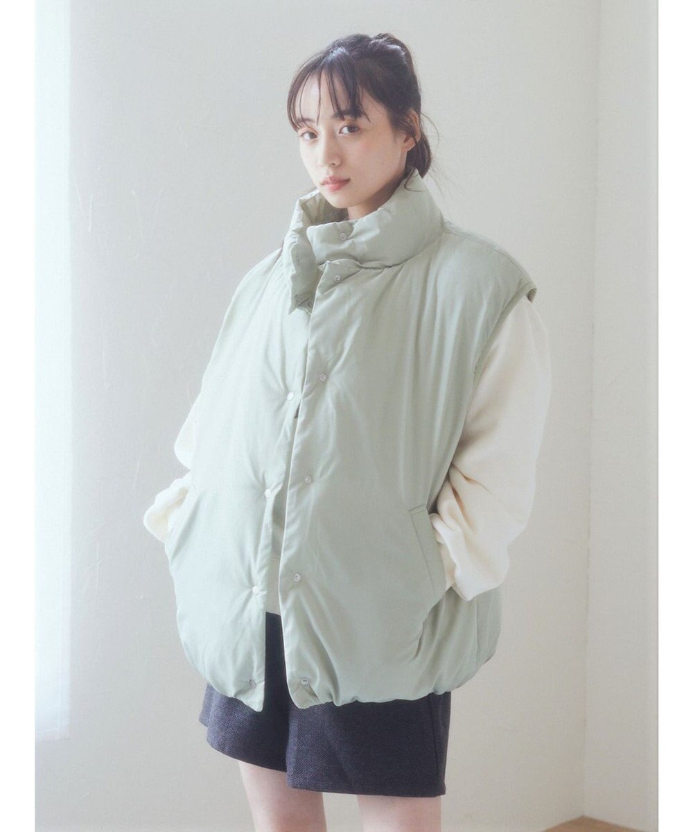 earth music&ecology パファーベスト 