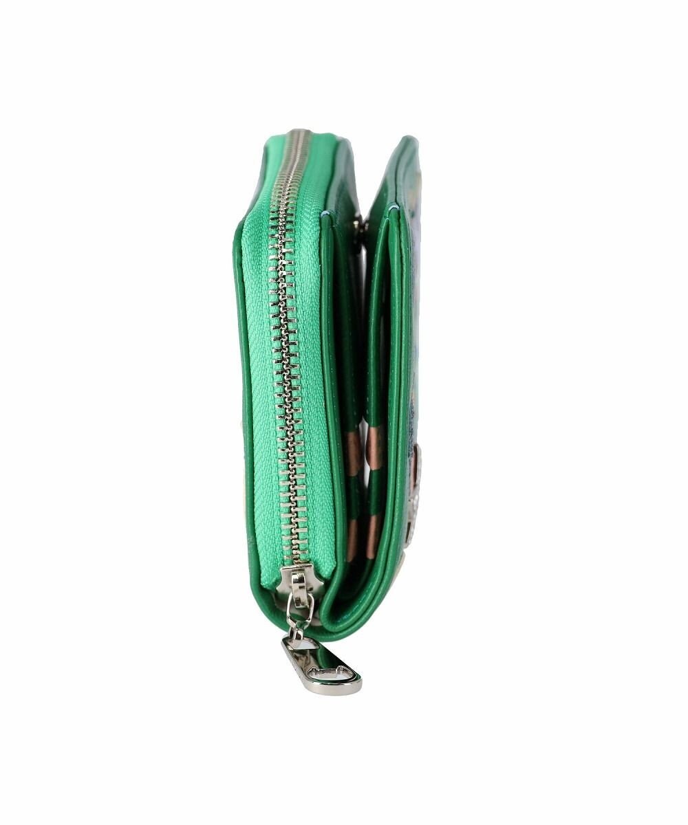 tsumori chisato CARRY tcパッチワーク ラウンドファスナー2つ折り財布 