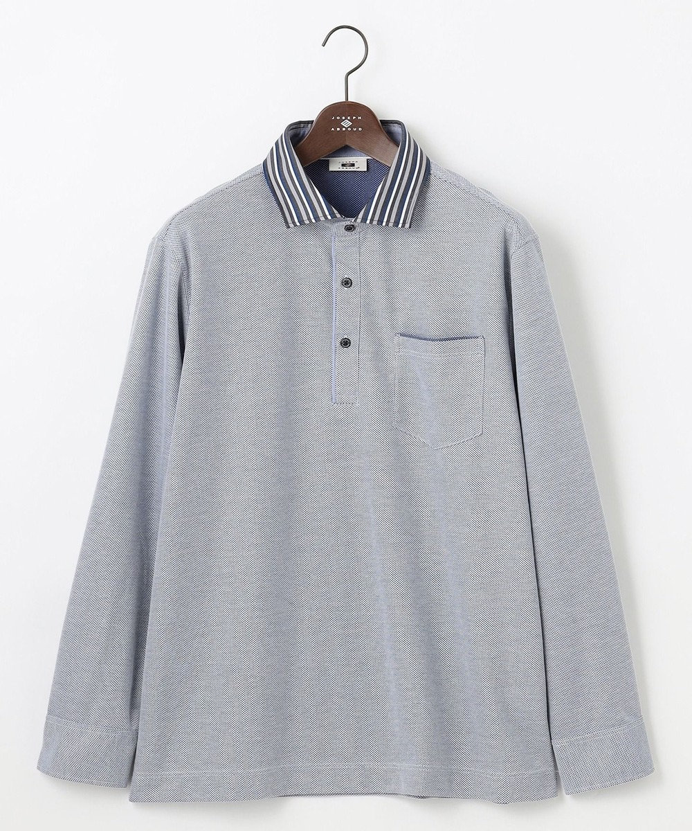 JOSEPH ABBOUD 【キングサイズ・消臭などの高機能】オーガニックコットン ダディ 長袖 ポロシャツ 