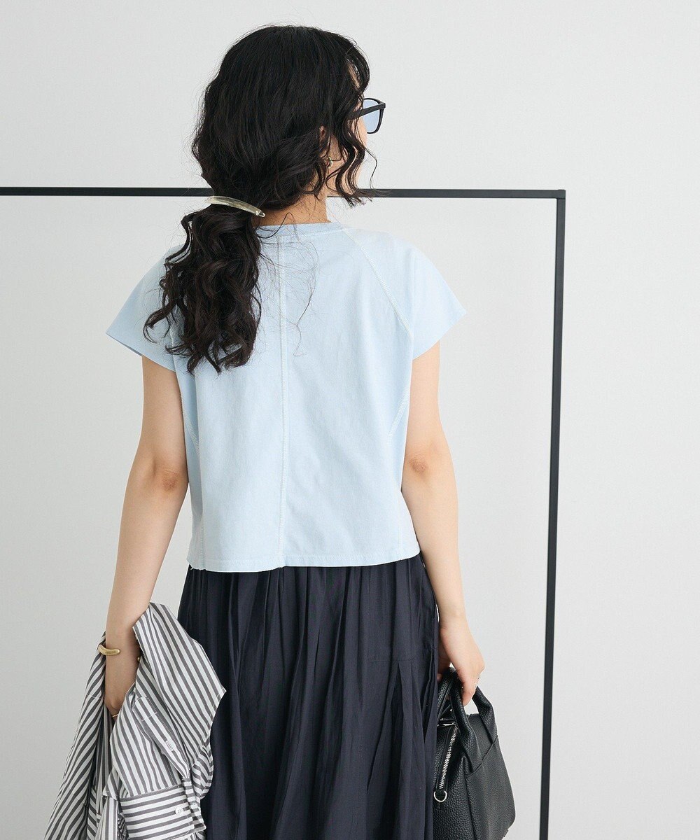 CRAFT STANDARD BOUTIQUE ヴィンテージ加工ロゴプリントノースリーブＰＯ 