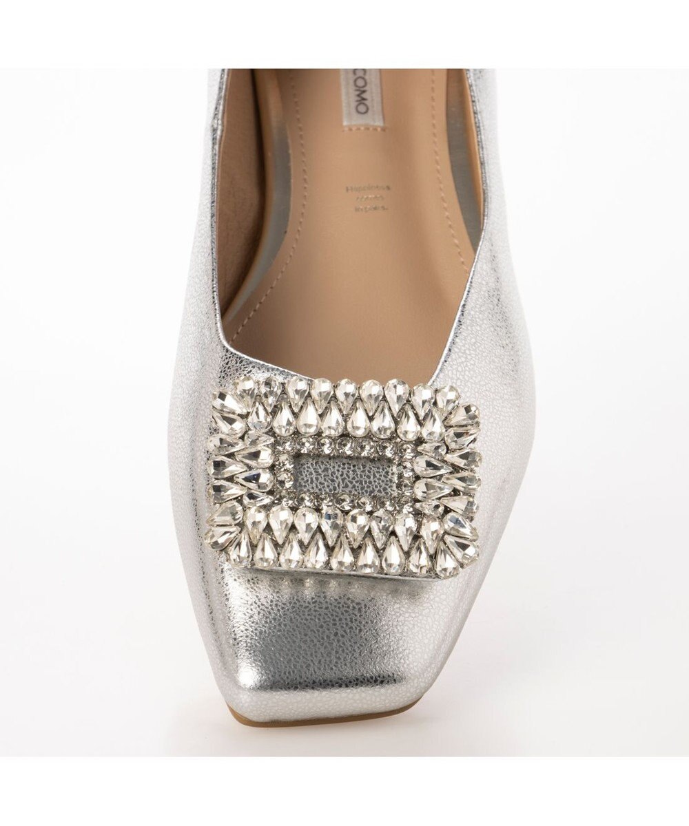 MODE ET JACOMO <MODE ET JACOMO>ビジューモチーフフラットパンプス 