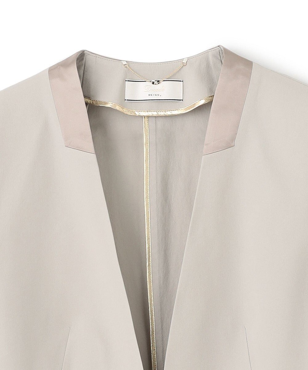 BEIGE， AUDREY / ノーカラージャケット 