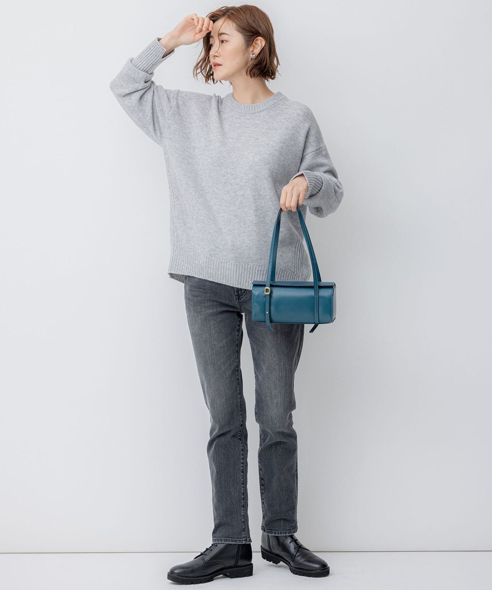 23区 S 【滝沢眞規子さん着用/洗える】ウールカシミヤ クルーネック ニット 