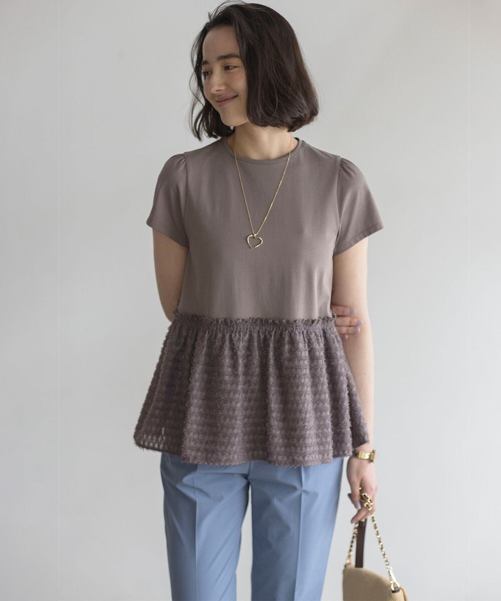 組曲 S 華感フレア カットソー 