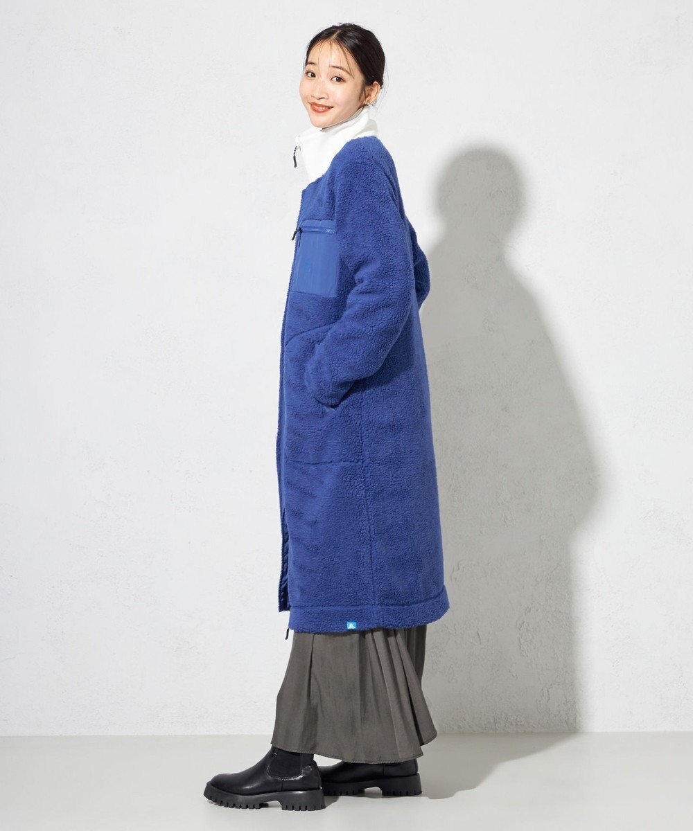 SHARE PARK LADIES 【LADIES】ボアフリースロングカーディガン 