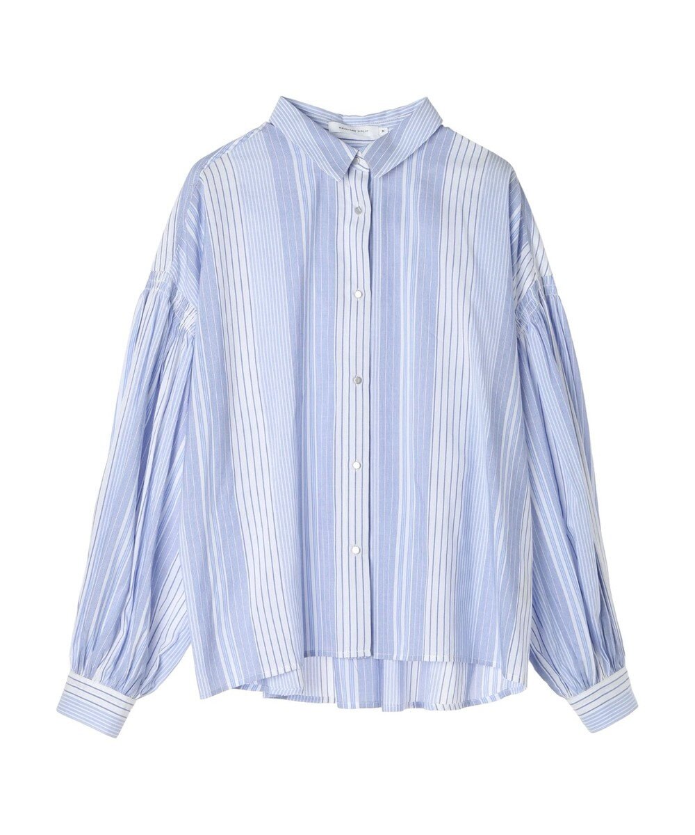 AMERICAN HOLIC ＵＶカット／接触冷感ギャザースリーブブラウス　 