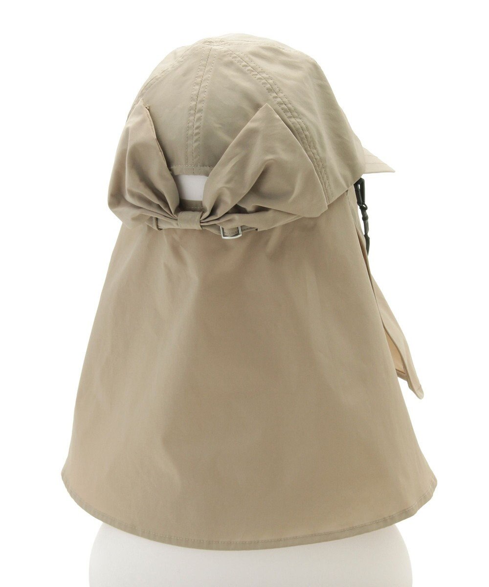 MOONBAT 【遮光100％/UVカット100％】フワクール (Fuwacool)  日差しを完全遮断バッククリボンワイドキャップ　遮光100　UV100 