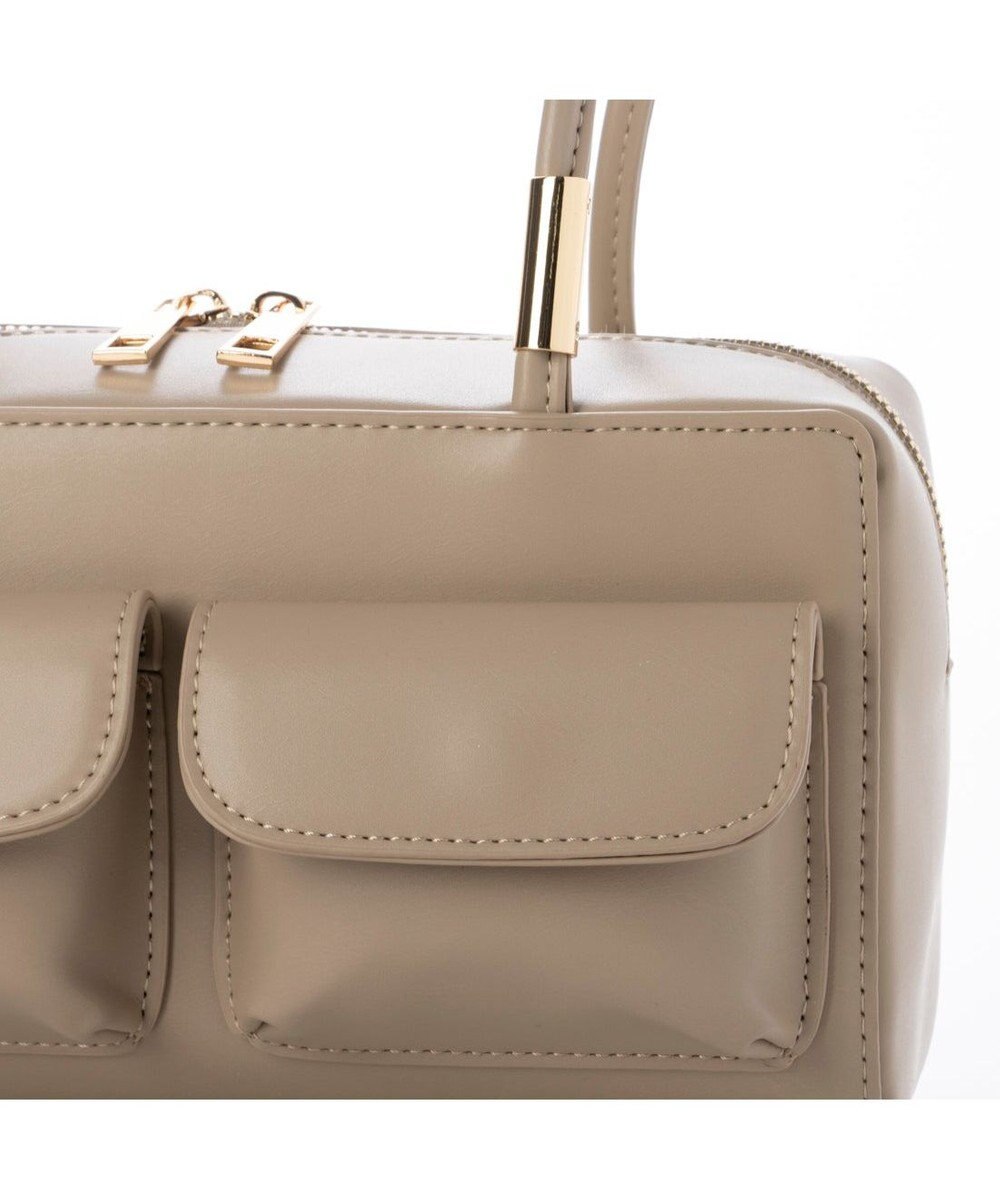 UNBILLION カシュカシュ cachecache / ダブルポケットロングハンドルボストンバッグ 