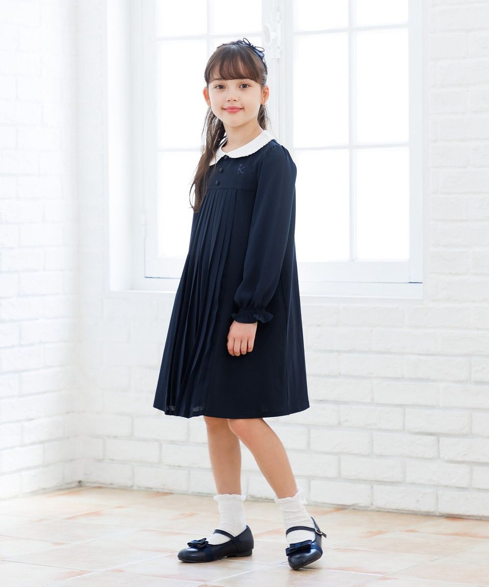 組曲 KIDS 【110-140㎝】ノーブルネイビー ワンピース 