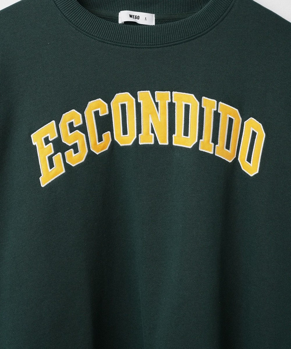 WEGO ヘビーウエイト刺繍グラフィックプルオーバー 