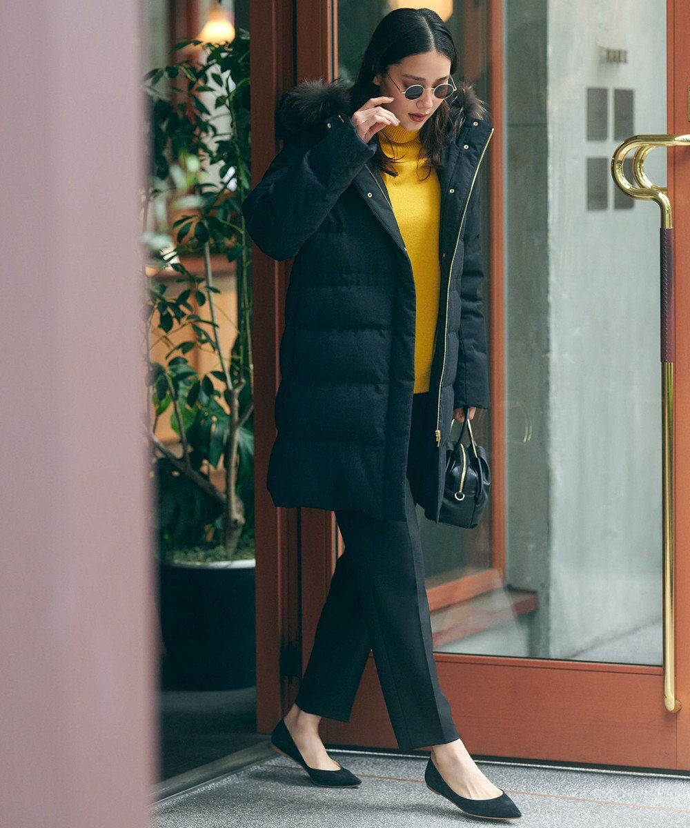 23区 S 【滝沢眞規子さん着用/洗える】ピュアカシミヤ タートルネック ニット 