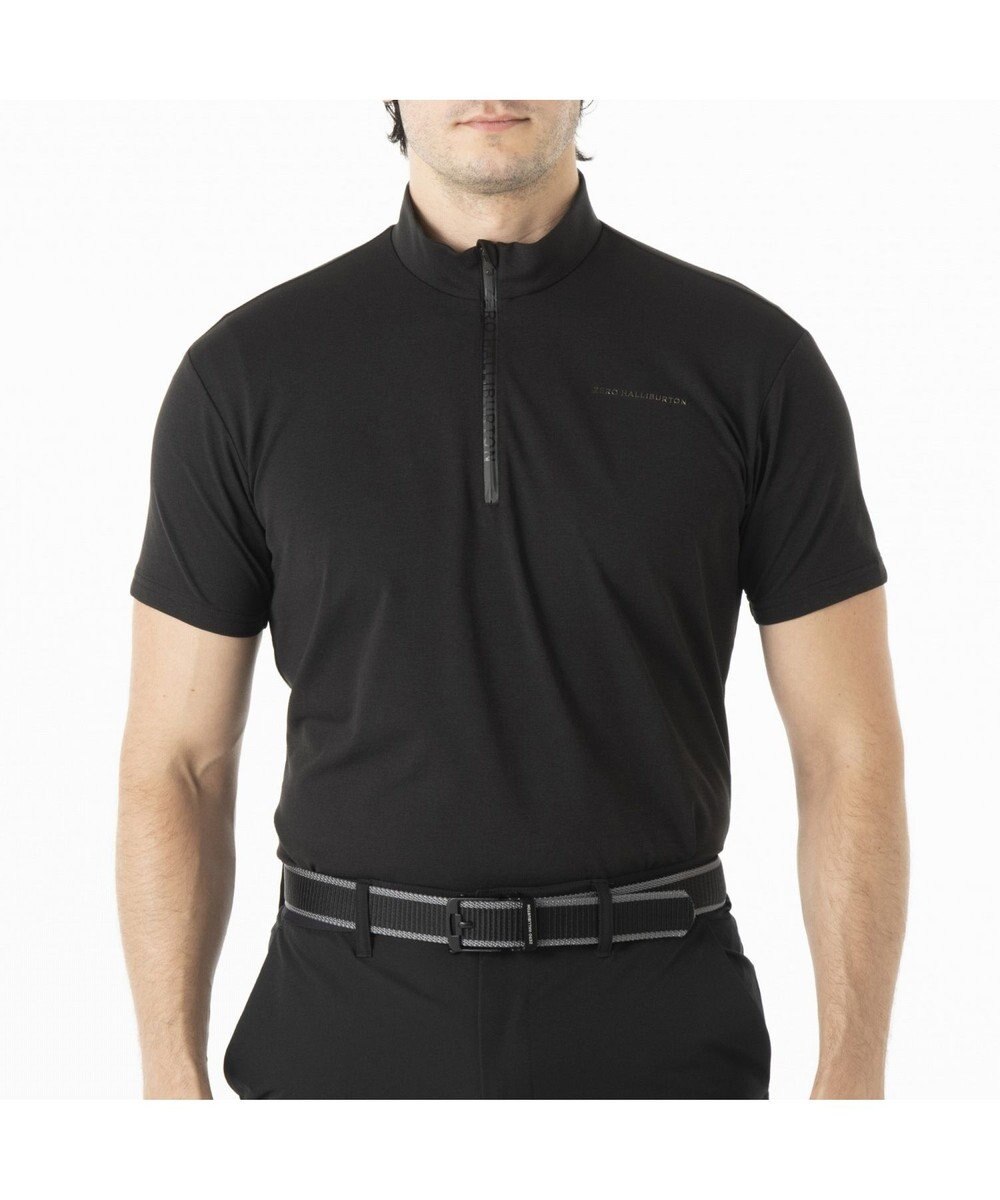 ZERO HALLIBURTON 【吸水速乾・UVケア】 着心地ジッパーモックネックTシャツ ZHG-M5S7b 82953 