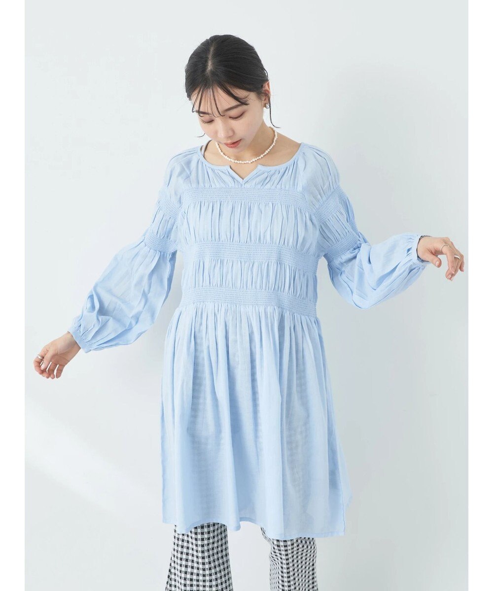 earth music&ecology シャーリングチュニック 